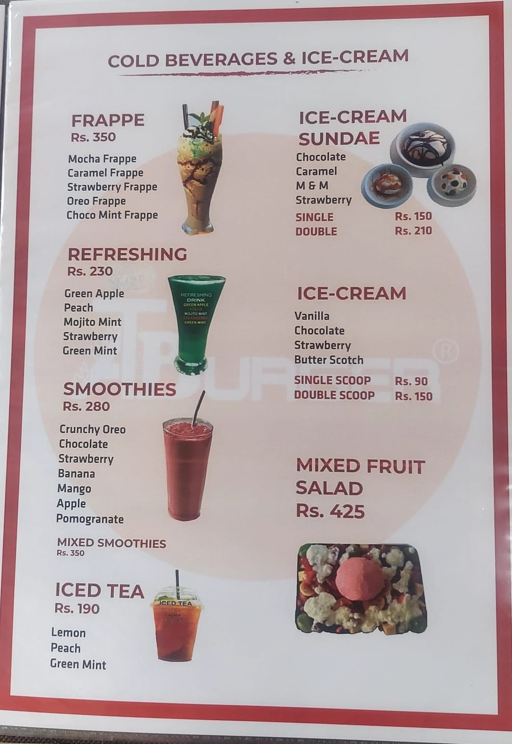 Menu Page 9