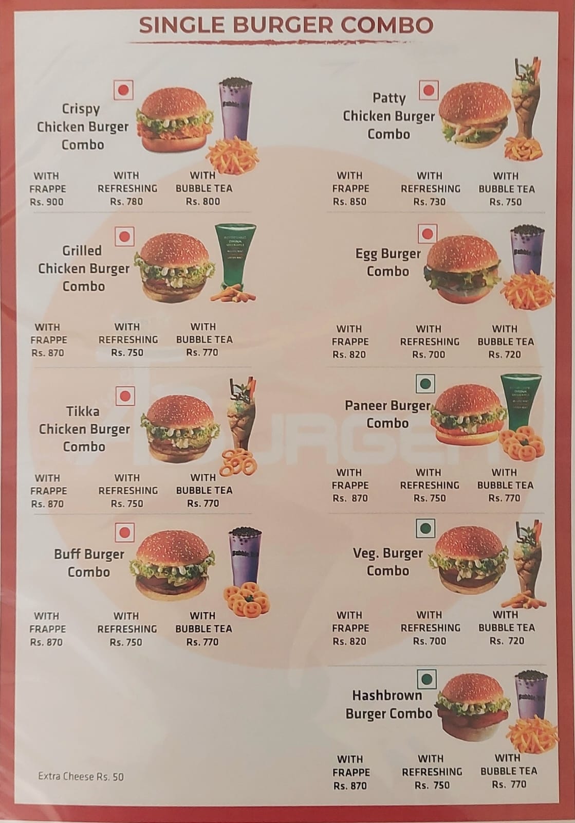Menu Page 1