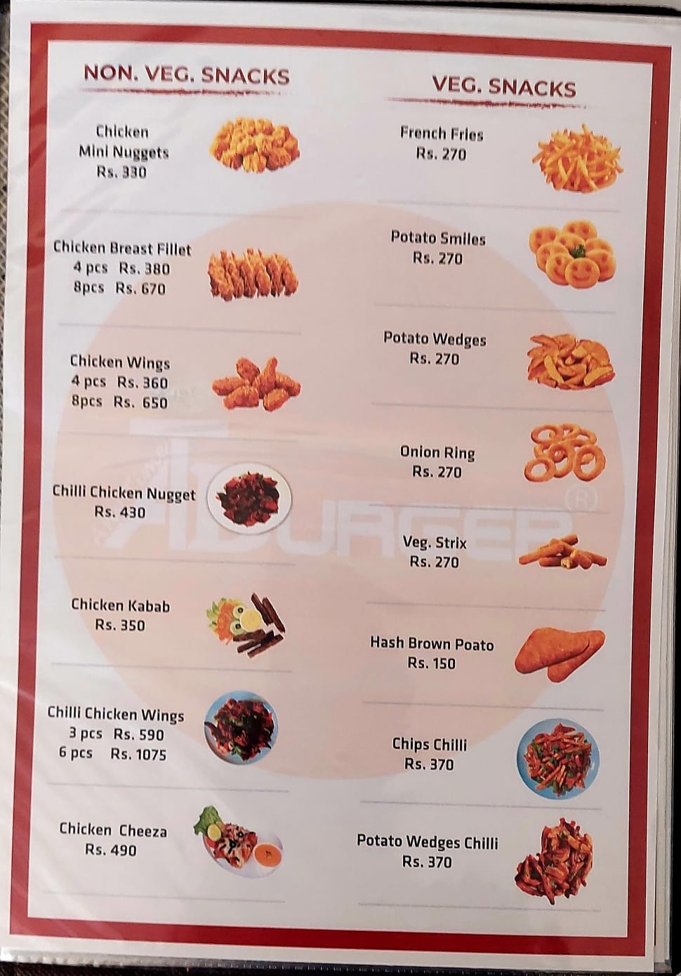Menu Page 5